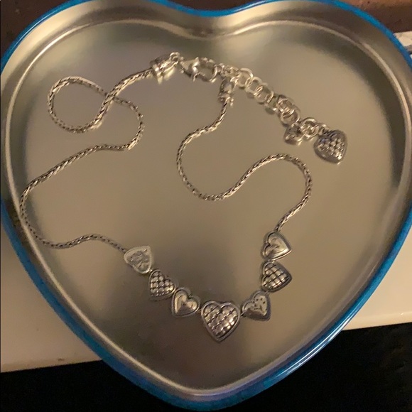 Brighton Jewelry - silver heart necklace